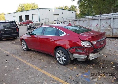 2014 Chevrolet Impala 2Lt from USA, damaged, VIN 2G1125S30E9107297